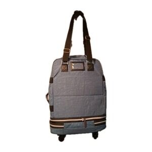 Biaggi Blue Travel Zipsak Boost Expandable Underseat Packable Carry-On 15"-18"t